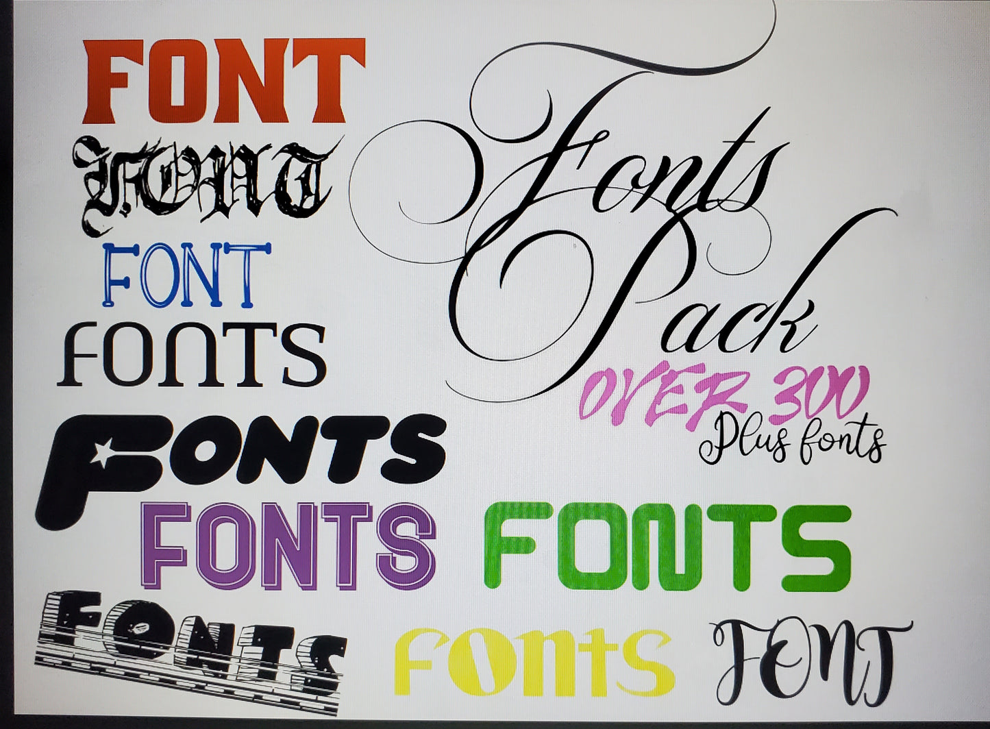 Fonts Packs