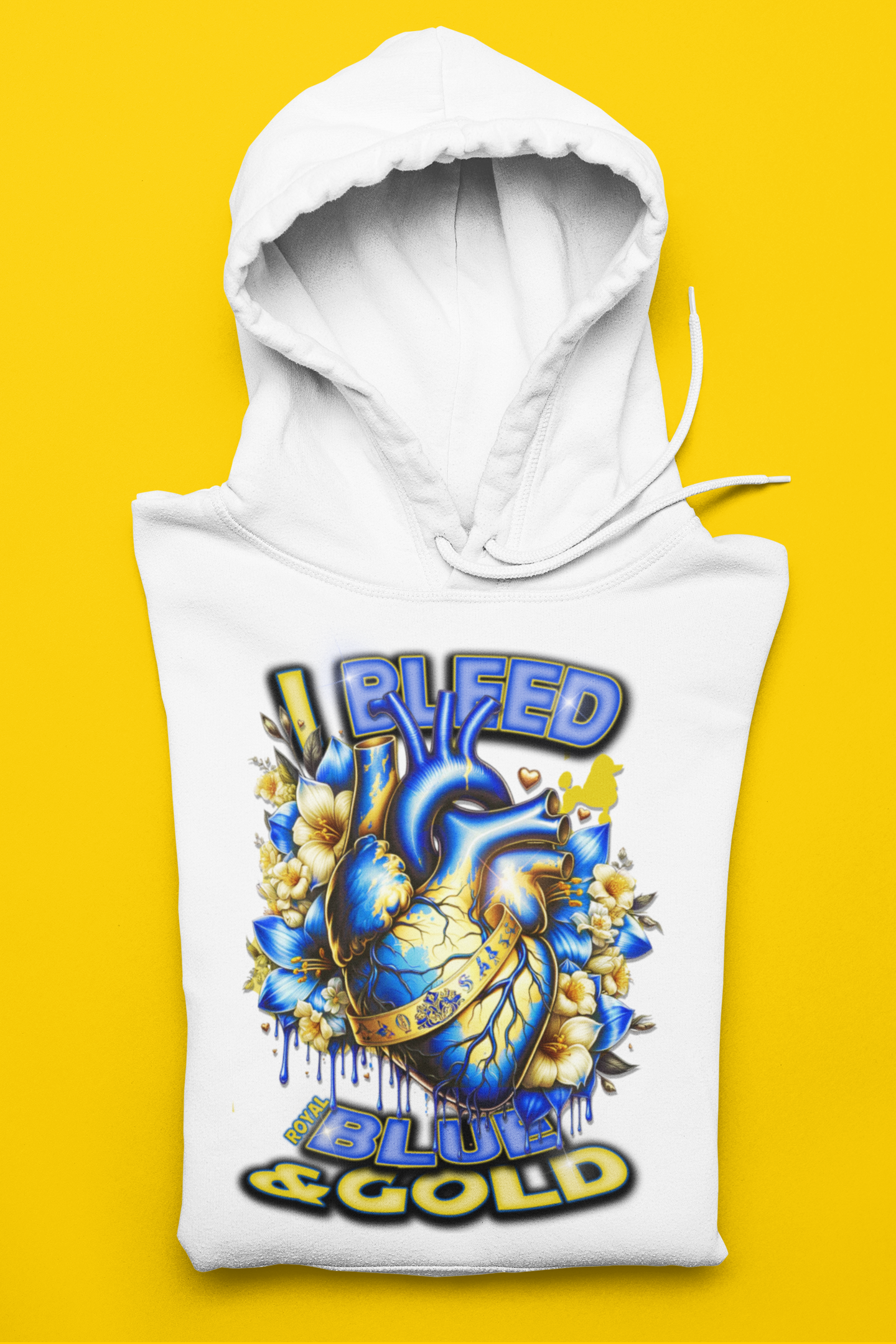 "Bleed" Blue & Gold