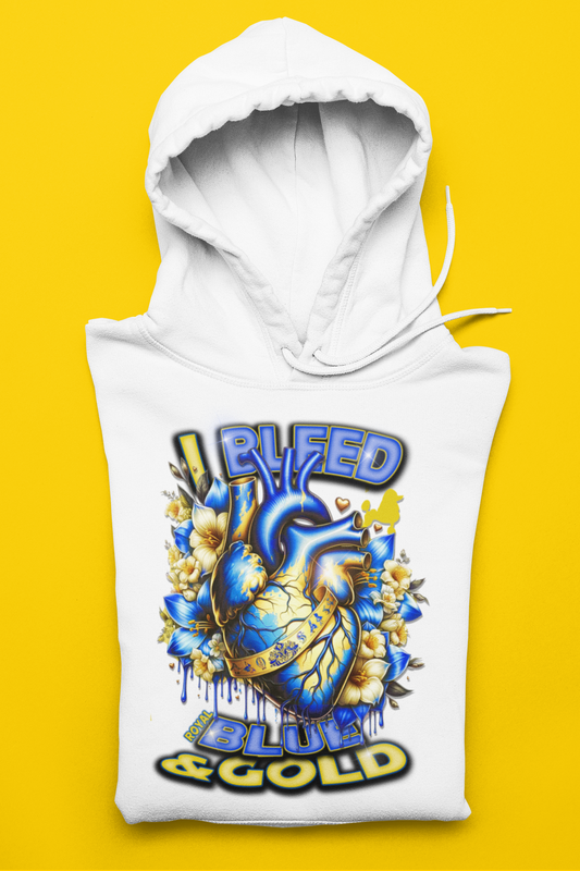 "Bleed" Blue & Gold