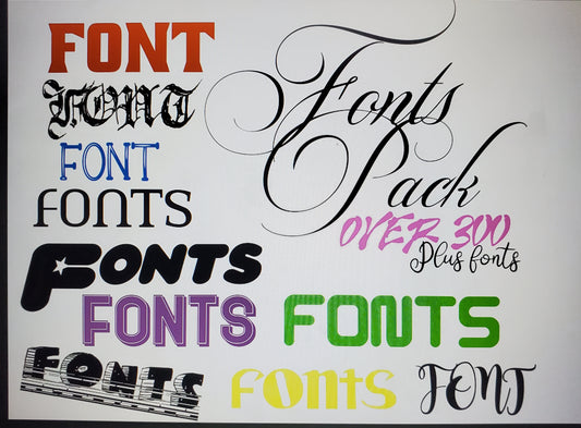 Fonts Packs