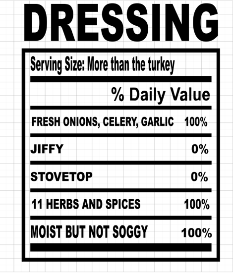 Dressing (FACTs) SOUL FOOD