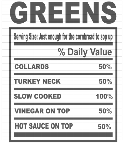 GREENS(FACTs) SOUL FOOD