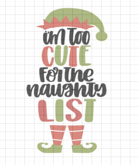 Kids Naughty List Transfer